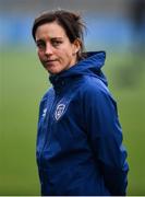 29 March 2022; Republic of Ireland chartered physiotherapist Kathryn Fahy before the UEFA Women's U17's Round 2 Qualifier match between Republic of Ireland and Iceland at Tallaght Stadium in Dublin. Photo by Ben McShane/Sportsfile