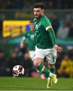 29 March 2022; Scott Hogan of Republic of Ireland during the international friendly match between Republic of Ireland and Lithuania at the Aviva Stadium in Dublin. Photo by Eóin Noonan/Sportsfile