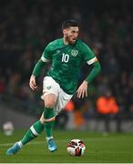 29 March 2022; Matt Doherty of Republic of Ireland during the international friendly match between Republic of Ireland and Lithuania at the Aviva Stadium in Dublin. Photo by Eóin Noonan/Sportsfile