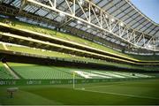 29 March 2022; A general view of the Aviva stadium before the international friendly match between Republic of Ireland and Lithuania at the Aviva Stadium in Dublin. Photo by Eóin Noonan/Sportsfile