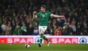 29 March 2022; Nathan Collins of Republic of Ireland during the international friendly match between Republic of Ireland and Lithuania at the Aviva Stadium in Dublin. Photo by Eóin Noonan/Sportsfile