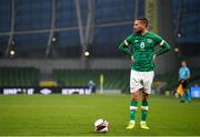 29 March 2022; Conor Hourihane of Republic of Ireland during the international friendly match between Republic of Ireland and Lithuania at the Aviva Stadium in Dublin. Photo by Eóin Noonan/Sportsfile