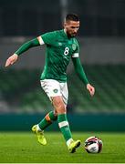 29 March 2022; Conor Hourihane of Republic of Ireland during the international friendly match between Republic of Ireland and Lithuania at the Aviva Stadium in Dublin. Photo by Eóin Noonan/Sportsfile