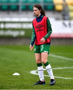 29 March 2022; Fleming Aoibhe of Republic of Ireland before the UEFA Women's U17's Round 2 Qualifier match between Republic of Ireland and Iceland at Tallaght Stadium in Dublin. Photo by Ben McShane/Sportsfile