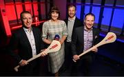 1 April 2022; Sky Sports announced their 2022 GAA Championship fixtures, along with an all-star panel of pundits and commentators for the season ahead. Pictured at the launch in Croke Park is presenter Gráinne McElwain and pundits, from left, Ollie Canning, JJ Delaney and Jamesie O'Connor. As part of the 2022 GAA schedule of fixtures, Sky Sports Arena will be the home of GAA, with a total of 20 games broadcasting on the channel – 14 of which are exclusive to Sky Sports. Photo by Brendan Moran/Sportsfile