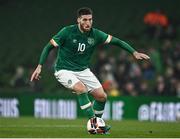 29 March 2022; Matt Doherty of Republic of Ireland during the international friendly match between Republic of Ireland and Lithuania at the Aviva Stadium in Dublin. Photo by Sam Barnes/Sportsfile