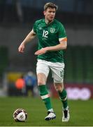 29 March 2022; Nathan Collins of Republic of Ireland during the international friendly match between Republic of Ireland and Lithuania at the Aviva Stadium in Dublin. Photo by Sam Barnes/Sportsfile