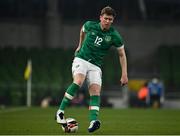 29 March 2022; Nathan Collins of Republic of Ireland during the international friendly match between Republic of Ireland and Lithuania at the Aviva Stadium in Dublin. Photo by Sam Barnes/Sportsfile