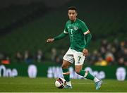 29 March 2022; Callum Robinson of Republic of Ireland during the international friendly match between Republic of Ireland and Lithuania at the Aviva Stadium in Dublin. Photo by Sam Barnes/Sportsfile