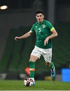 29 March 2022; John Egan of Republic of Ireland during the international friendly match between Republic of Ireland and Lithuania at the Aviva Stadium in Dublin. Photo by Sam Barnes/Sportsfile