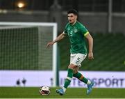 29 March 2022; John Egan of Republic of Ireland during the international friendly match between Republic of Ireland and Lithuania at the Aviva Stadium in Dublin. Photo by Sam Barnes/Sportsfile