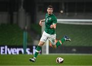 29 March 2022; Nathan Collins of Republic of Ireland during the international friendly match between Republic of Ireland and Lithuania at the Aviva Stadium in Dublin. Photo by Sam Barnes/Sportsfile