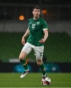 29 March 2022; Nathan Collins of Republic of Ireland during the international friendly match between Republic of Ireland and Lithuania at the Aviva Stadium in Dublin. Photo by Sam Barnes/Sportsfile