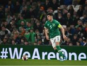 29 March 2022; John Egan of Republic of Ireland during the international friendly match between Republic of Ireland and Lithuania at the Aviva Stadium in Dublin. Photo by Sam Barnes/Sportsfile