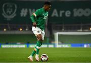 29 March 2022; Chiedozie Ogbene of Republic of Ireland during the international friendly match between Republic of Ireland and Lithuania at the Aviva Stadium in Dublin. Photo by Sam Barnes/Sportsfile