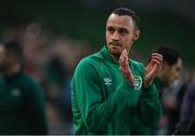 29 March 2022; Will Keane of Republic of Ireland before the international friendly match between Republic of Ireland and Lithuania at the Aviva Stadium in Dublin. Photo by Sam Barnes/Sportsfile