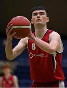 2 April 2022; Callum McGrail of Templeogue BC during the InsureMyVan.ie Men’s U20 National League Plate Final match between Sligo All-Stars and Templeogue BC, Dublin, at the National Basketball Arena in Dublin. Photo by Brendan Moran/Sportsfile