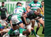 2 April 2022; Niall Murray of Connacht goes over to score a try during the United Rugby Championship match between Benetton and Connacht at Stadio di Monigo in Treviso, Italy. Photo by Roberto Bregani/Sportsfile