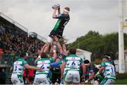 2 April 2022; Niall Murray of Connacht wins possession in a lineout during the United Rugby Championship match between Benetton and Connacht at Stadio di Monigo in Treviso, Italy. Photo by Roberto Bregani/Sportsfile