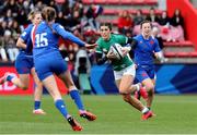 2 April 2022; Amee-Leigh Murphy Crowe of Ireland during the TikTok Women's Six Nations Rugby Championship match between France and Ireland at Stade Ernest Wallon in Toulouse, France. Photo by Manuel Blondeau/Sportsfile
