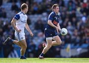 2 April 2022; Bill Maher of Tipperary in action against Pádraig Faulkner of Cavan during the Allianz Football League Division 4 Final match between Cavan and Tipperary at Croke Park in Dublin. Photo by Piaras Ó Mídheach/Sportsfile