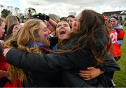 2 April 2022; St Mary's Midleton players and supporters celebrate after the Lidl All-Ireland PPS Senior A Final match between Moate Community School and St. Marys High School Midleton at Bruff GAA in Limerick. Photo by Diarmuid Greene/Sportsfile