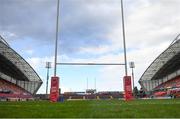 2 April 2022; A general view inside the stadium before the United Rugby Championship match between Munster and Leinster at Thomond Park in Limerick. Photo by Harry Murphy/Sportsfile