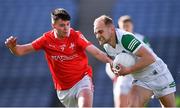 2 April 2022; Seán O’Dea of Limerick in action against Liam Jackson of Louth during the Allianz Football League Division 3 Final match between Louth and Limerick at Croke Park in Dublin. Photo by Piaras Ó Mídheach/Sportsfile