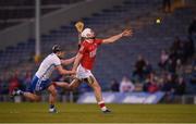 2 April 2022; Tim O’Mahony of Cork is tackled by Darragh Lyons of Waterford during the Allianz Hurling League Division 1 Final match between Cork and Waterford at FBD Semple Stadium in Thurles, Tipperary. Photo by Ray McManus/Sportsfile