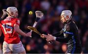 2 April 2022; Shaun O'Brien of Waterford is tackled by Patrick Horgan of Cork during the Allianz Hurling League Division 1 Final match between Cork and Waterford at FBD Semple Stadium in Thurles, Tipperary. Photo by Ray McManus/Sportsfile