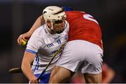 2 April 2022; Sean O’Donoghue of Cork is tackled by Dessie Hutchinson of Waterford during the Allianz Hurling League Division 1 Final match between Cork and Waterford at FBD Semple Stadium in Thurles, Tipperary. Photo by Ray McManus/Sportsfile