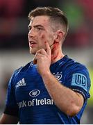 2 April 2022; Luke McGrath of Leinster after the United Rugby Championship match between Munster and Leinster at Thomond Park in Limerick. Photo by Harry Murphy/Sportsfile