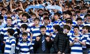 3 April 2022; Blackrock College supporters before the Bank of Ireland Leinster Rugby Schools Senior Cup Final match between Gonzaga College and Blackrock College at the RDS Arena in Dublin. Photo by Harry Murphy/Sportsfile