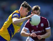 3 April 2022; Cian McKeon of Roscommon in action against Jack Glynn of Galway during the Allianz Football League Division 2 Final match between Roscommon and Galway at Croke Park in Dublin. Photo by Ray McManus/Sportsfile
