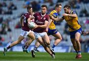 3 April 2022; Paul Conroy of Galway in action against Ultan Harney of Roscommon during the Allianz Football League Division 2 Final match between Roscommon and Galway at Croke Park in Dublin. Photo by Eóin Noonan/Sportsfile