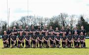 3 April 2022; The Kilkenny team and staff before the Bank of Ireland Leinster Rugby Provincial Towns Cup Semi-Final match between Dundalk and Kilkenny at Naas RFC in Naas, Kildare. Photo by David Fitzgerald/Sportsfile