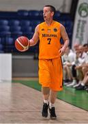 3 April 2022; Aidan Gallagher of Midland Masters during the InsureMyHouse.ie Masters Over 40’s Men National Cup Final match between Midlands Masters, Laois and Dublin Vikings at the National Basketball Arena in Dublin. Photo by Brendan Moran/Sportsfile