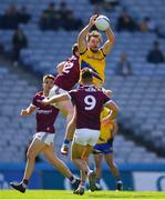3 April 2022; Ultan Harney of Roscommon in action against Johnny Heaney of Galway during the Allianz Football League Division 2 Final match between Roscommon and Galway at Croke Park in Dublin. Photo by Ray McManus/Sportsfile