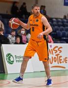 3 April 2022; Rody McEvoy of Midland Masters during the InsureMyHouse.ie Masters Over 40’s Men National Cup Final match between Midlands Masters, Laois and Dublin Vikings at the National Basketball Arena in Dublin. Photo by Brendan Moran/Sportsfile