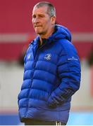 2 April 2022; Leinster senior coach Stuart Lancaster before the United Rugby Championship match between Munster and Leinster at Thomond Park in Limerick. Photo by Harry Murphy/Sportsfile