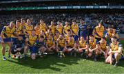 3 April 2022; The Roscommon players with the cup after the Allianz Football League Division 2 Final match between Roscommon and Galway at Croke Park in Dublin. Photo by Ray McManus/Sportsfile