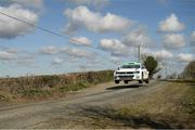 3 April 2022; Keith Cronin and Mikie Galvin in their VW Polo GTI R5 in action on SS 4 in the Birr Stages Rally Round 2 of the National Rally Championship at Birr in Co Offlay. Photo by Philip Fitzpatrick /Sportsfile