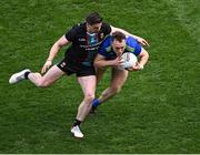 3 April 2022; Dara Moynihan of Kerry in action against Lee Keegan of Mayo during the Allianz Football League Division 1 Final match between Kerry and Mayo at Croke Park in Dublin. Photo by Piaras Ó Mídheach/Sportsfile