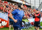 2 April 2022; Caelan Doris of Leinster before the United Rugby Championship match between Munster and Leinster at Thomond Park in Limerick. Photo by Harry Murphy/Sportsfile