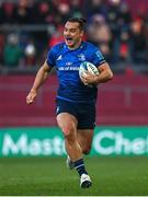 2 April 2022; James Lowe of Leinster during the United Rugby Championship match between Munster and Leinster at Thomond Park in Limerick. Photo by Harry Murphy/Sportsfile