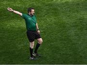 3 April 2022; Referee Noel Mooney during the Allianz Football League Division 1 Final match between Kerry and Mayo at Croke Park in Dublin. Photo by Piaras Ó Mídheach/Sportsfile