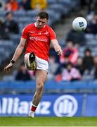 2 April 2022; Sam Mulroy of Louth during the Allianz Football League Division 3 Final match between Louth and Limerick at Croke Park in Dublin. Photo by Piaras Ó Mídheach/Sportsfile