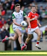 2 April 2022; Paul Maher of Limerick during the Allianz Football League Division 3 Final match between Louth and Limerick at Croke Park in Dublin. Photo by Piaras Ó Mídheach/Sportsfile