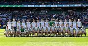 2 April 2022; The Limerick squad before the Allianz Football League Division 3 Final match between Louth and Limerick at Croke Park in Dublin. Photo by Piaras Ó Mídheach/Sportsfile