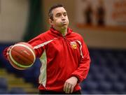 1 April 2022; Killarney Cougars head coach Dan Cronin before the InsureMyHouse.ie Masters Over 50’s Men National Cup Final match between Killarney Cougars v UCD Lions at the National Basketball Arena in Dublin. Photo by Sam Barnes/Sportsfile